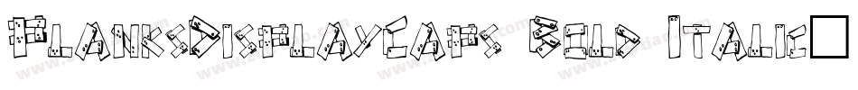PlanksDisplayCaps Bold Italic字体转换